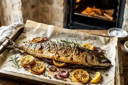 Тартар из балтийской сельди на ломтиках бородинского хлеба